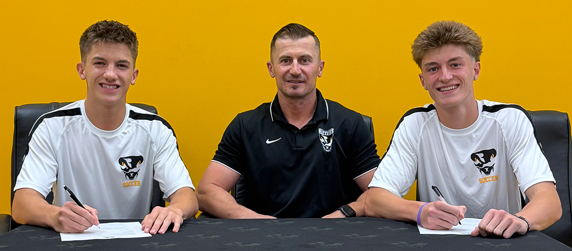 Rattlers Men's Soccer signs twins to play under their father's leadership