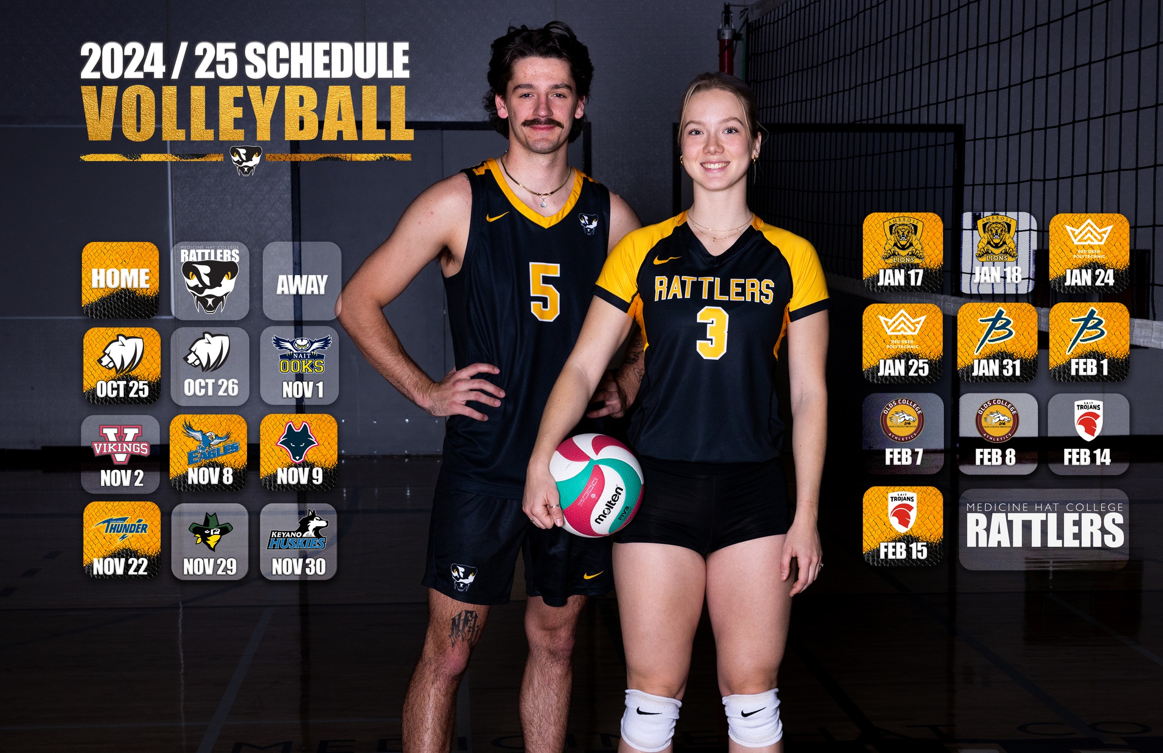 2024/2025 Volleyball Schedule